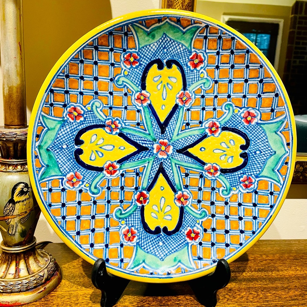 Uriarte Talavera 12” plate
